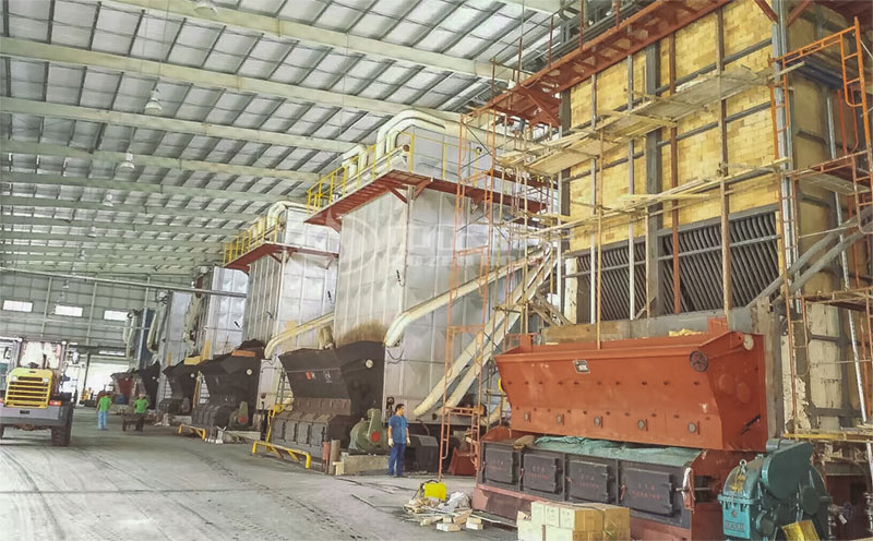 什么是生物質蒸汽鍋爐燒什么燃料?實拍