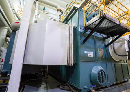 燃?xì)庹羝仩t安裝完成